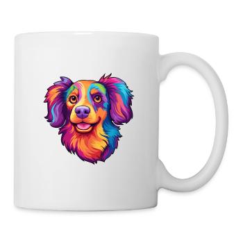 Havenese chien race dessin animé Kawaii Illustration - Mug blanc - blanc - Droite