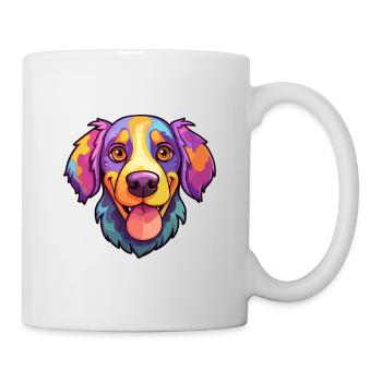 Hygenhund chien race dessin animé kawaii illustration - Mug blanc - blanc - Droite