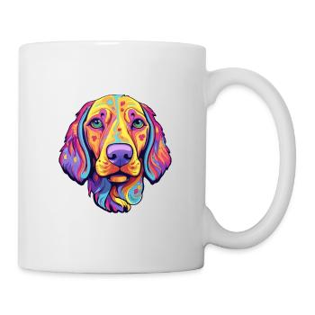 Jamthund Dog Breed Cartoon Kawaii Illustration - Mug - white - Right