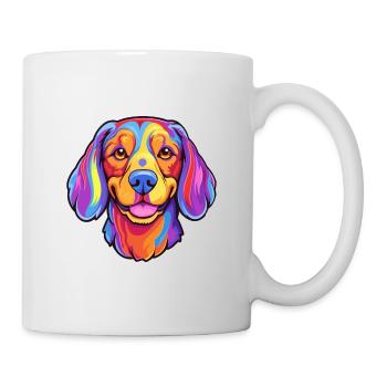 Karakachan chien race dessin animé Kawaii Illustration - Mug blanc - blanc - Droite