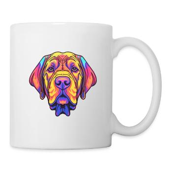Mallorca Mastiff chien race Cartoon Kawaii Illustra - Mug blanc - blanc - Droite