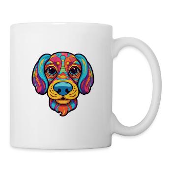Middle Asian Ovtcharka Dog Breed Cartoon Kawaii Il - Mug - white - Right