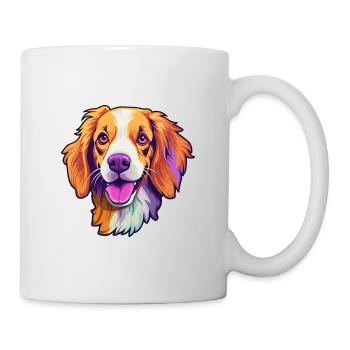 Nederlandse Kooikerhondje Dog Breed Cartoon Kawaii - Mug blanc - blanc - Droite