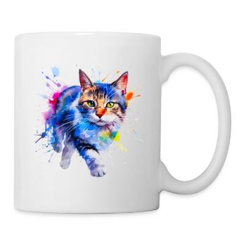 cat, kitten - Mug - white - Right