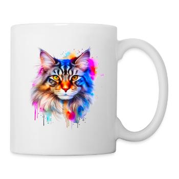 Maine Coon Cat - Mug - white - Right