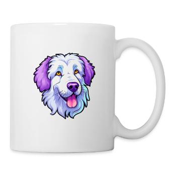 Maremma Sheepdog Dog Breed Cartoon Kawaii Illustra - Mug - white - Right