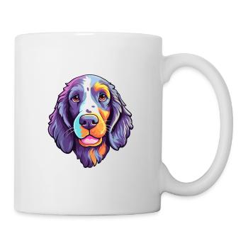 Munsterlander Dog Breed Cartoon Kawaii Illustratio - Mug - white - Right