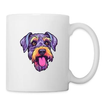 Mittelschnauze Hunderasse Cartoon Kawaii Illustrati - Tasse - Weiß - Rechts