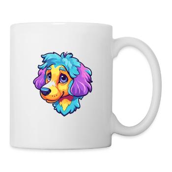 Kyi Leo Hunderasse Cartoon Kawaii Illustration - Tasse - Weiß - Rechts