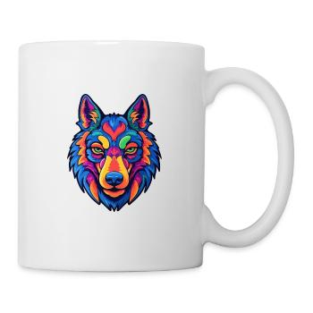 Kunming Wolfhund Hunderasse Cartoon Kawaii Illustrat - Tasse - Weiß - Rechts
