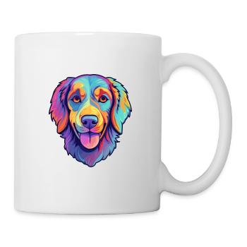Formose Mountain Dog race Cartoon Kawaii Illustr - Mug blanc - blanc - Droite