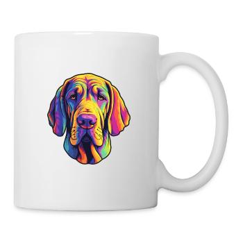 Brasileiro race de chien dessin animé kawaii illustration - Mug blanc - blanc - Droite