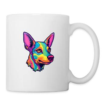 Braque Français Race de chien Cartoon Kawaii Illustrat - Mug blanc - blanc - Droite