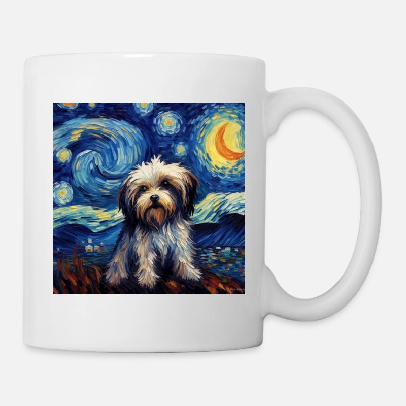Havaneser Sternennacht - Tasse - Weiß