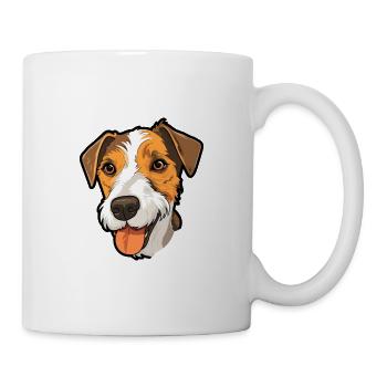 Parson Russell Terrier Hunderasse Cartoon Kawaii Il - Tasse - Weiß - Rechts