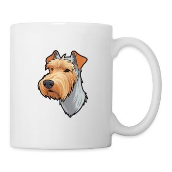 Ormskirk Terrier Dog Breed Cartoon Kawaii Illustra - Mug - white - Right