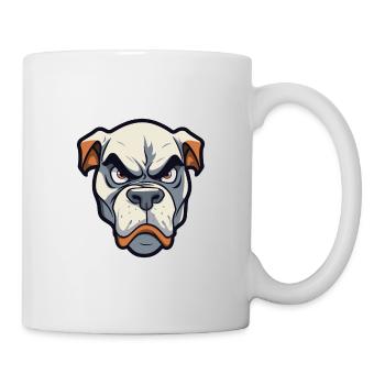 Cordoba Fighting Dog Breed Cartoon Kawaii Illustra - Mug - white - Right