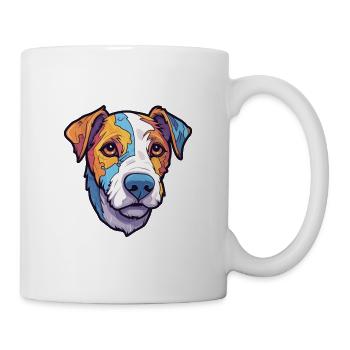 Parson Russell Terrier Hunderasse Cartoon Kawaii Il - Tasse - Weiß - Rechts