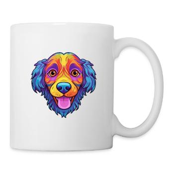 Perdiguero Navarro Hunderasse Cartoon Kawaii Illust - Tasse - Weiß - Rechts
