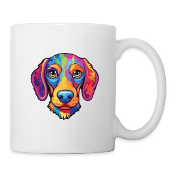 Perro de Presa Mallorquinische Hunderasse Cartoon Kawaii - Tasse - Weiß - Rechts