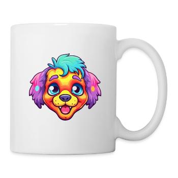 Jouet russe chien race dessin animé kawaii illustration - Mug blanc - blanc - Droite