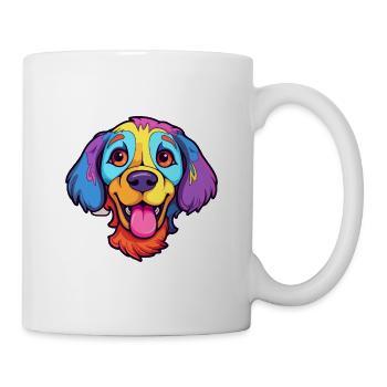 Seskar phoque chien race dessin animé Kawaii Illustration - Mug blanc - blanc - Droite