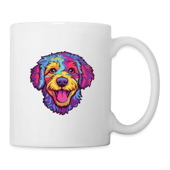 Rumänische Mioritische Hunderasse Cartoon Kawaii Illustr - Tasse - Weiß - Rechts