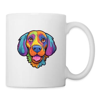 Sabueso Fino Colombiano race de chien dessin animé Kawaii I - Mug blanc - blanc - Droite