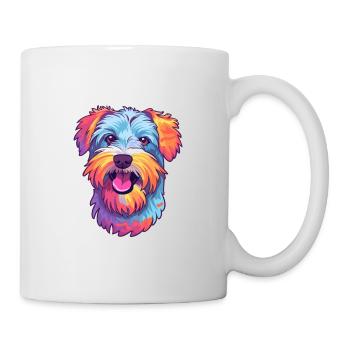 Ormskirk Terrier Dog Breed Cartoon Kawaii Illustra - Mug - white - Right
