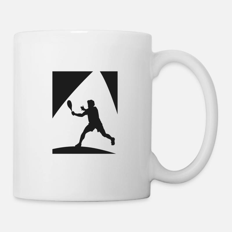 Raquette Squash Squash Raquette Squash - Mug blanc - blanc