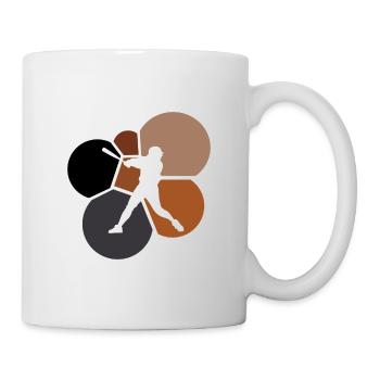 Pitcher Softball Pitcher - Tasse - Weiß - Rechts