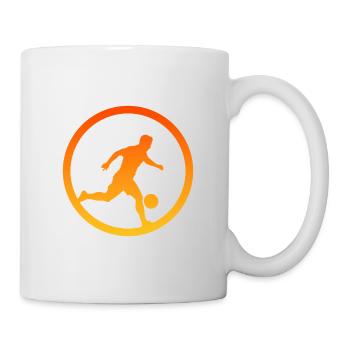 Beach Ball Joueur De Football Beach Soccer - Mug blanc - blanc - Droite