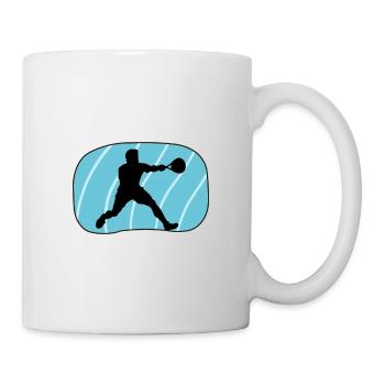 Raquettes de squash Joueurs de squash Joueurs de squash - Mug blanc - blanc - Droite