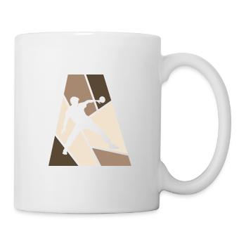 Table tennis, table tennis, table tennis ball - Mug - white - Right