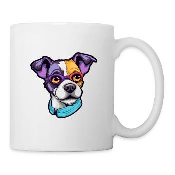 Teddy Roosevelt Terrier Hunderasse Cartoon Kawaii I - Tasse - Weiß - Rechts