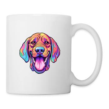 Tosa Hunderasse Cartoon Kawaii Illustration - Tasse - Weiß - Rechts