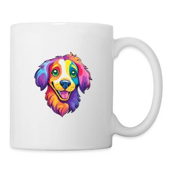 Volpino Italiano Dog Breed Cartoon Kawaii Illustra - Mug - white - Right