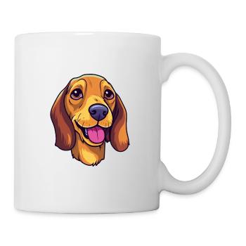 Westphalie Dachsbracke chien race Cartoon Kawaii I - Mug blanc - blanc - Droite