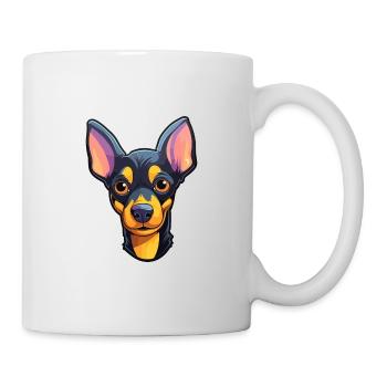 Jouet Manchester Terrier Race De Chien Dessin Animé Kawaii Il - Mug blanc - blanc - Droite