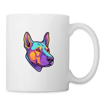 Thai Ridgeback Chien Race Cartoon Kawaii Illustrati - Mug blanc - blanc - Droite