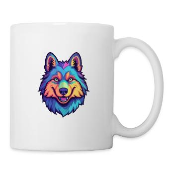 Westsibirische Laika-Hunderasse Karikatur Kawaii Abb. - Tasse - Weiß - Rechts
