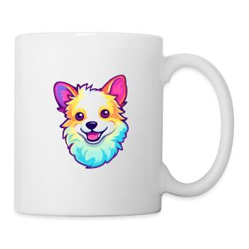 Toy German Spitz Dog Breed Cartoon Kawaii Illustra - Mug - white - Right