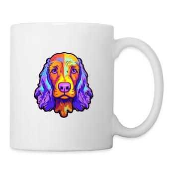 American Water Spaniel Dog Breed Cartoon Kawaii Il - Tasse - Weiß - Rechts