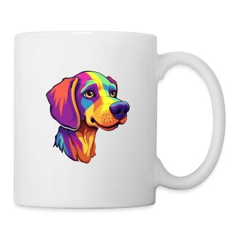 Alano Español Hunderasse Cartoon Kawaii Illustratio - Tasse - Weiß - Rechts