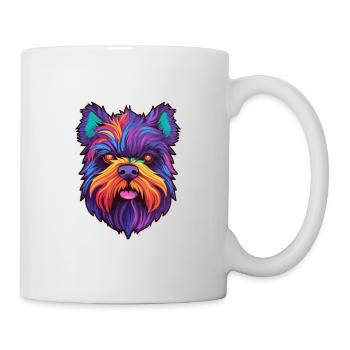 Affenpinscher Dog Breed Cartoon Kawaii Illustratio - Mug - white - Right