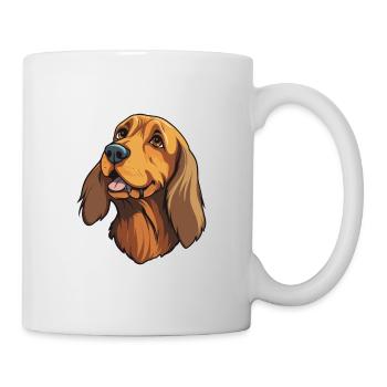 Westfälische Dachsbracke Hunderasse Karikatur Kawaii I - Tasse - Weiß - Rechts