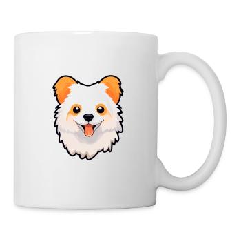 Toy German Spitz Dog Breed Cartoon Kawaii Illustra - Mug - white - Right