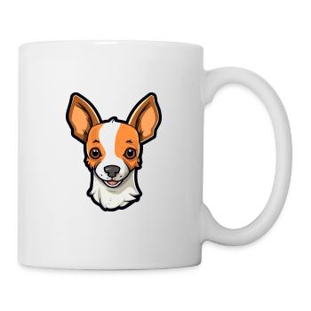 Jouet Fox Terrier Chien Race Cartoon Kawaii Illustrat - Mug blanc - blanc - Droite