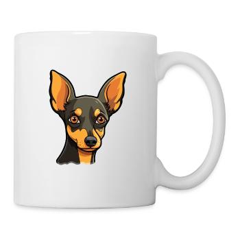Jouet Manchester Terrier Race De Chien Dessin Animé Kawaii Il - Mug blanc - blanc - Droite