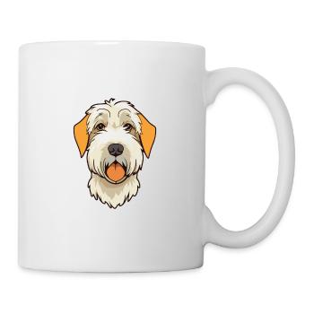 Sealyham Terrier Dog Breed Cartoon Kawaii Illustra - Mug - white - Right